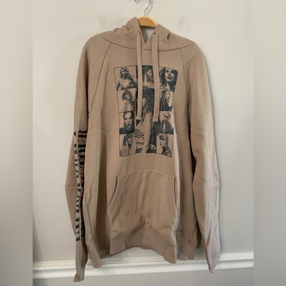 NEW Taylor Swift The Eras Tour Taupe Hoodie MULTIPLE SIZES - Picture 4 of 9